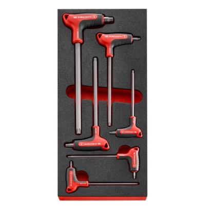 MODM.84HGRP - Moduł kluczy trzpieniowych 6-kątnych OGV® GRIP, 2,5 - 8 mm (6 szt.), wkładka piankowa