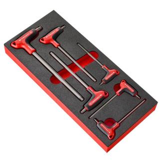 MODM.84HGRP - OGV® GRIP Hex Key Set, 2.5 - 8 mm (6 pcs.), foam insert