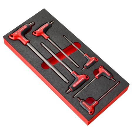 MODM.84HGRP - OGV® GRIP Hex Key Set, 2.5 - 8 mm (6 pcs.), foam insert