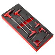 MODM.84HGRP - OGV® GRIP Hex Key Set, 2.5 - 8 mm (6 pcs.), foam insert