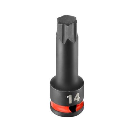 NSH.14GRP - Nasadka udarowa 1/2" trzpieniowa do obrobionych śrub 6-kątnych OGV® GRIP, 14 mm
