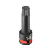 NSH.14GRP - Nasadka udarowa 1/2" trzpieniowa do obrobionych śrub 6-kątnych OGV® GRIP, 14 mm
