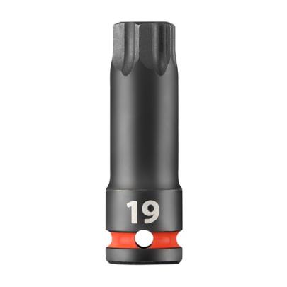 NSH.19GRP - Nasadka udarowa 1/2" trzpieniowa do obrobionych śrub 6-kątnych OGV® GRIP, 19 mm