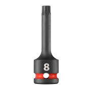 NSH.8GRP - Nasadka udarowa 1/2" trzpieniowa do obrobionych śrub 6-kątnych OGV® GRIP, 8 mm