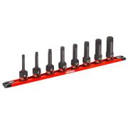 NSH.GRP.J8PB - 1/2" Shank Impact Socket Set for OGV® GRIP Machined Screws, 6 - 17 mm (8 pcs)