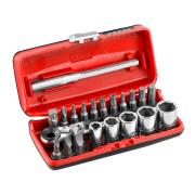 R1PICOGRPPB - OGV® GRIP 1/4" Screwdriver/Wrench Set with Compact R.180 Flex Ratchet, 6 - 13 mm Sockets