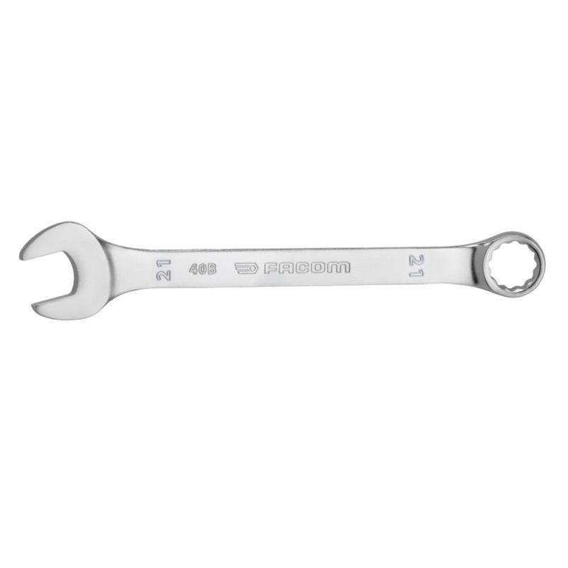 40B.21 - Klucz oczkowo-płaski Slim, 21 mm