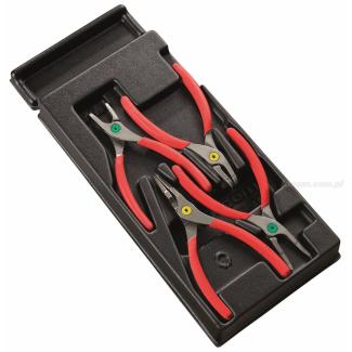 MOD.PC - moduł 4 szczypiec zamykanych/otwieranych do pierścieni osadczych ze szczękami prostymi i zagiętymi