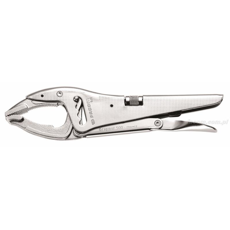 501 - Szczypce zaciskowe, długie, 190 mm