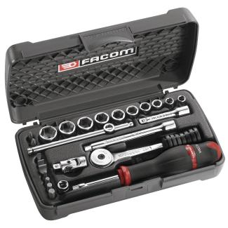 R.425A - zestaw nasadek 1/4" w kasecie, 5,5 mm - 14 mm