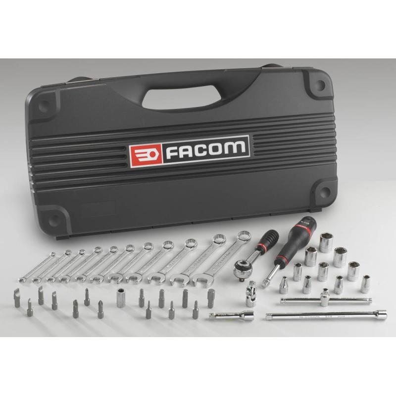 R.447EP - zestaw nasadek 1/4" w kasecie, 4 mm - 13 mm