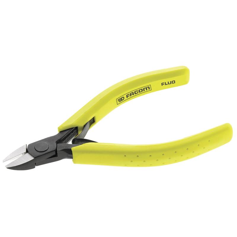 425F - Szczypce tnące Micro-Tech® wydłużone, rękojeść fluorescencyjna, 110 mm