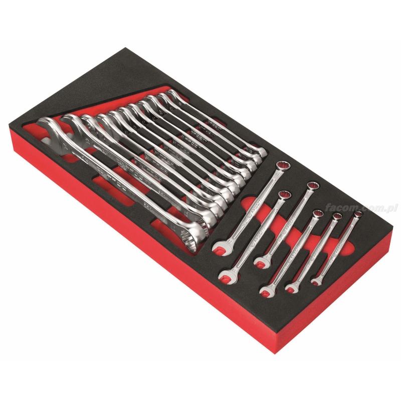 MODM.440-1 - moduł 17 kluczy oczkowo-płaskich OGV® od 6 do 24 mm na Wkładce piankowej