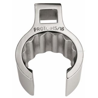 4920FL - Końcówka Crowfoot 3/8" do rur, 12-kątna