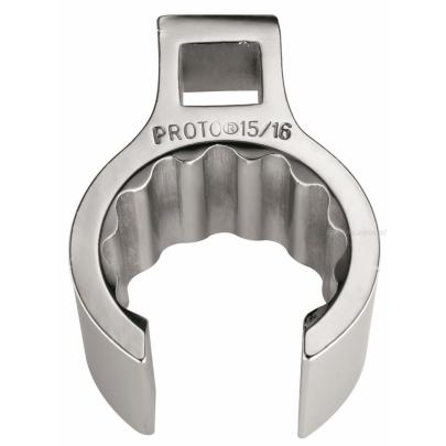 4934FL - Końcówka Crowfoot 3/8" do rur, 12-kątna