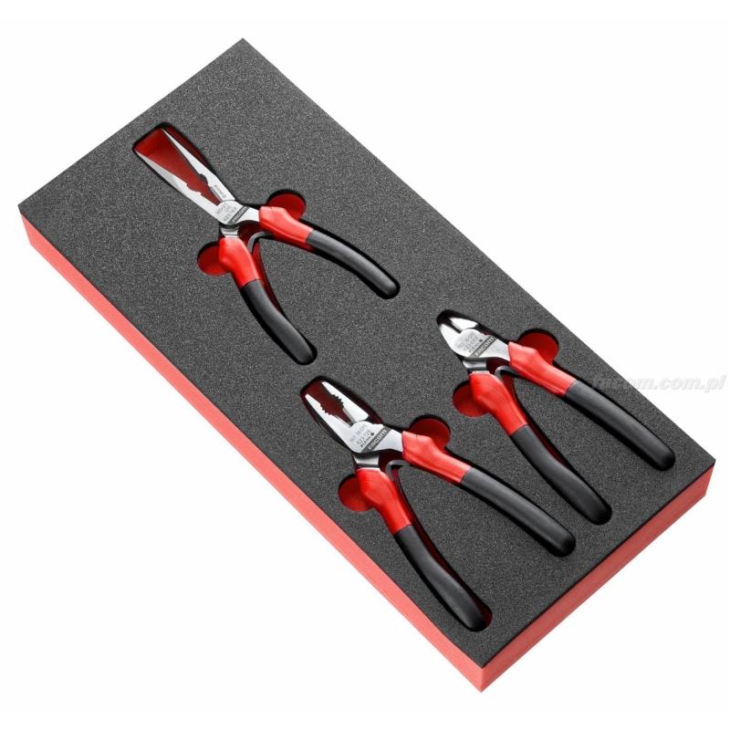 MODM.CPE - moduł 3 szczypiec dla mechaników na wkładce piankowej