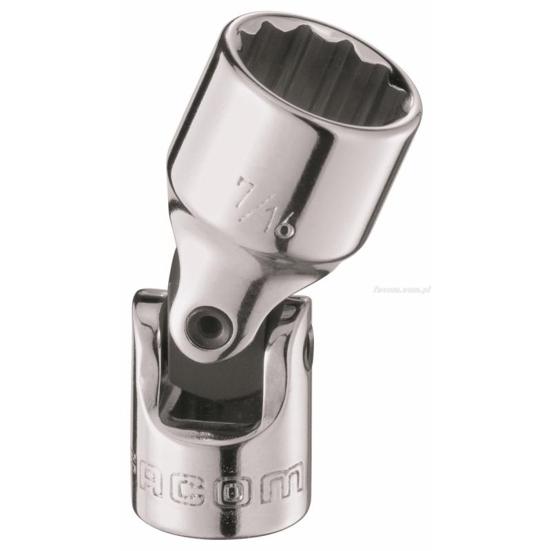 R.9/16F - Nasadka 1/4" przegubowa 12-kątna calowa R.9/16F - Nasadka 1/4" przegubowa 12-kątna calowa