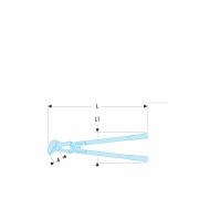 882A.65 - Nożyce dwuręczne, o dużej mocy