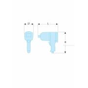 NJ.1300F2 - klucz udarowy 3/8" aluminiowy NJ.1300F2 - klucz udarowy 3/8" aluminiowy