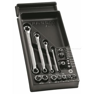 MOD.TX1 - zestaw nasadek 1/2" we wkładce, JTX, STX, EXR, EX, 59TX