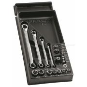 MOD.TX1 - zestaw nasadek 1/2" we wkładce, JTX, STX, EXR, EX, 59TX