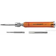 AMJ - wkrętak z wieloma grotami, model „Junior” do śrub z rowkiem, 3,5  - 5,5 mm