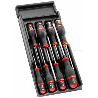 MOD.A1 - zestaw wkrętaków Protwist® do śrub z rowkiem i śrub krzyżakowych Phillips, 3,5 - 8 mm i PH1 - PH2