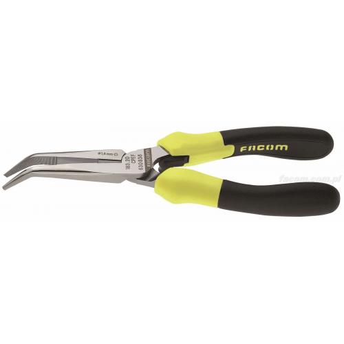 183.20CPEF - Half-round long snipe-nose pliers - FLUO