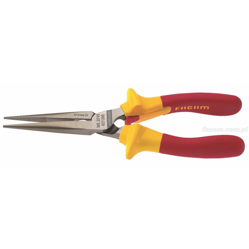 FACOM 185.20VE - STRAIGHT NOSE PLIERS INSULATED ✔