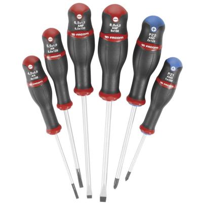 AND.J6 - zestaw wkrętaków Protwist® do śrub z rowkiem i krzyżakowych POZIDRIV, 3,5 - 6,5mm i PZ1 - PZ2