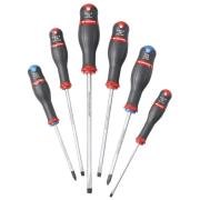 AWD.J6 - zestaw wkrętaków Protwist® do śrub z rowkiem i śrub krzyżakowych POZIDRIV, groty sześciokątne, 4  - 8 mm i PZ1 - PZ2 AWD.J6 - zestaw wkrętaków Protwist® do śrub z rowkiem i śrub krzyżakowych POZIDRIV, groty sześciokątne, 4  - 8 mm i PZ1 - PZ2