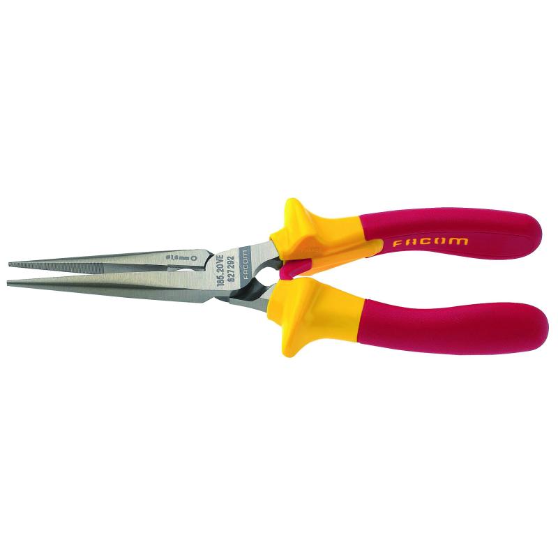 193.16VE - Szczypce półokrągłe krótkie, izolowane 1000V, 160 mm