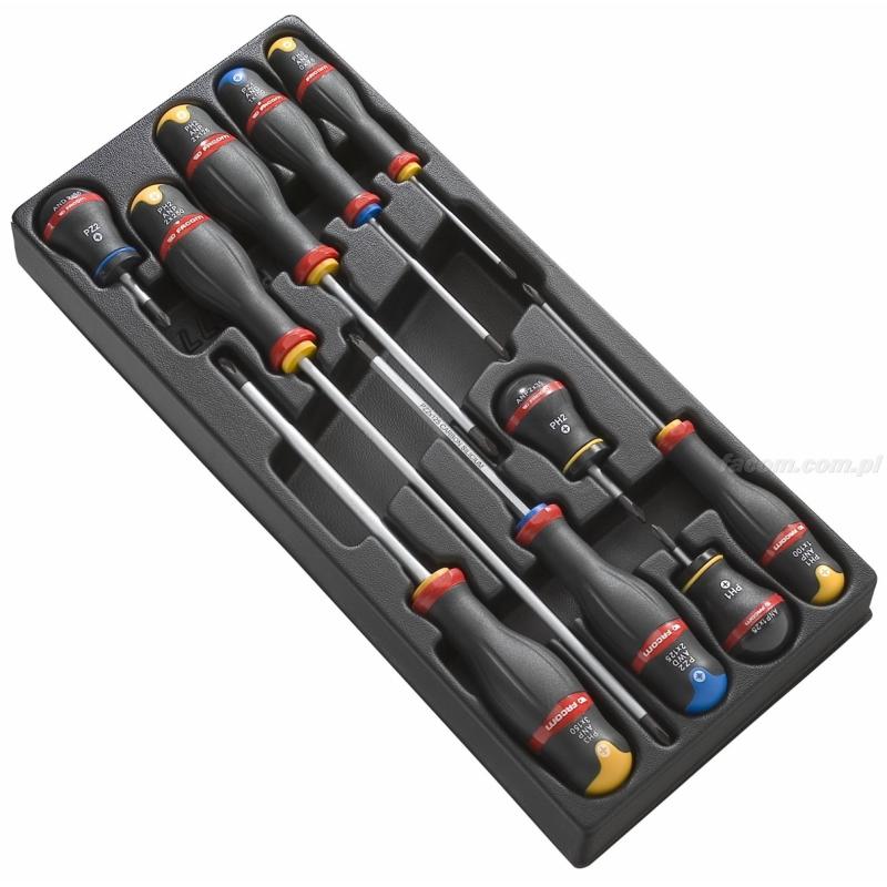 MOD.A5 - zestaw wkrętaków Protwist® do śrub krzyżakowych Phillips i Pozidriv, PH0 - PH3 i PZ1 - PZ2 MOD.A5 - zestaw wkrętaków Protwist® do śrub krzyżakowych Phillips i Pozidriv, PH0 - PH3 i PZ1 - PZ2