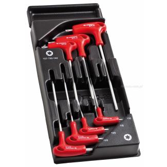 MOD.89TX – zestaw kluczy trzpieniowych z rękojeścią „T”, Torx, T10 - T40