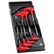 MOD.89TX – zestaw kluczy trzpieniowych z rękojeścią „T”, Torx, T10 - T40