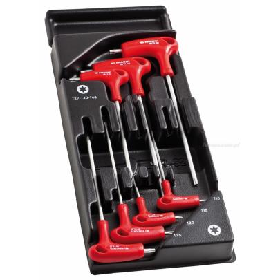 MOD.89TX – zestaw kluczy trzpieniowych z rękojeścią „T”, Torx, T10 - T40
