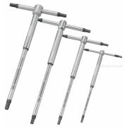 84TCS.J4 – zestaw kluczy trzpieniowych z rękojeścią „T”, 6-kątnych szybkich, 3 - 6 mm