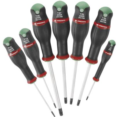 ANXR.J7PB - zestaw wkrętaków Protwist® do śrub Torx i Resistorx, T8, TT10 - TT30