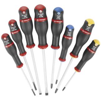 AN.J8PB - zestaw wkrętaków Protwist® do śrub z rowkiem, Pozidriv, Phillips, 4 - 8 mm, PZ1 - PZ 2, PH1 - PH2