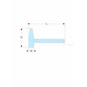 205H.100 - Din engineers hammer, 1.2 kg