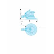 V.256F - szlifierka rotacyjna 152 mm „jednoręczna”- mimośród 2,5 mm V.256F - szlifierka rotacyjna 152 mm „jednoręczna”- mimośród 2,5 mm