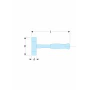 216.40 - Młotek montażowy bezodrzutowy jednoelementowy, 0,657 kg