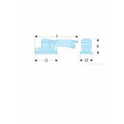 V.260F - szlifierka wibracyjna prostokątna - 95 x 170 mm - 8 otworów V.260F - szlifierka wibracyjna prostokątna - 95 x 170 mm - 8 otworów