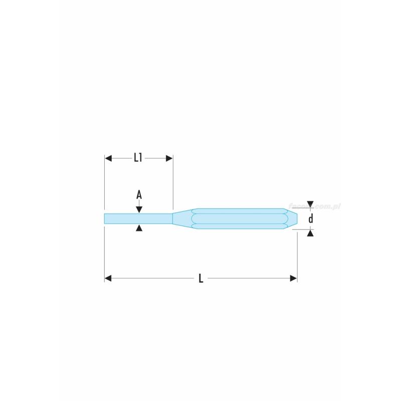 248.3 - Wybijak jednoelementowy, 2,9 mm 248.3 - Wybijak jednoelementowy, 2,9 mm