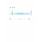 251A.5 - Wybijak precyzyjny z tuleją prowadzącą, 4,9 mm