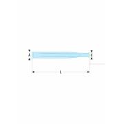 262A.15 - Przecinak żebrowany, główka okrągła , 21 mm