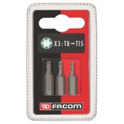 EX11.J3 - zestaw końcówek do śrub Torx, T8 - T15