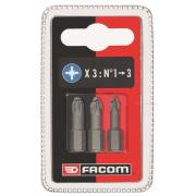 ED1.J3 - zestaw końcówek do śrub Pozidriv, PZ1 - PZ3