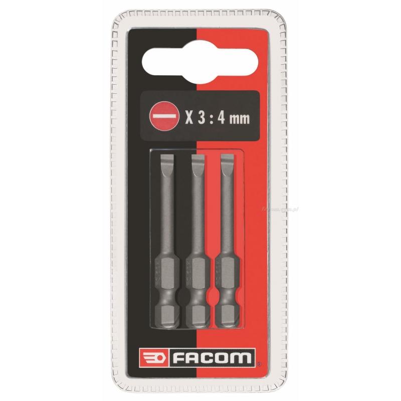 ES603.J3 - zestaw końcówek do śrub z rowkiem, 3 mm