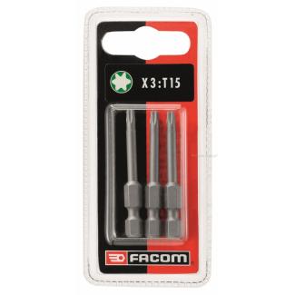 EX615.J3 - zestaw końcówek do śrub Torx, T15